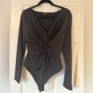 Brave Soul London Black Twist Bodysuit